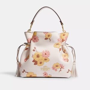 💐COACH Andy Leather Crossbody With Floral Cluster Print💐